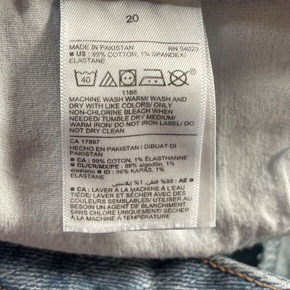 Old Navy Jeans 20 High Rise Curvy OG Straight Secret Smooth Pockets - Picture 7 of 9